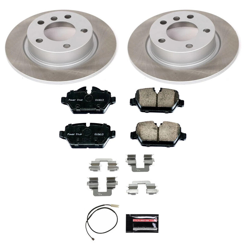 Power Stop 13-16 Mini Cooper Paceman Rear Semi-Coated Rotor Kit