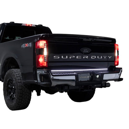 Putco 2024 Ford SuperDuty F-250 60In Direct Fit Red Blade Kit Tailgate Bars w/ LED Taillamps