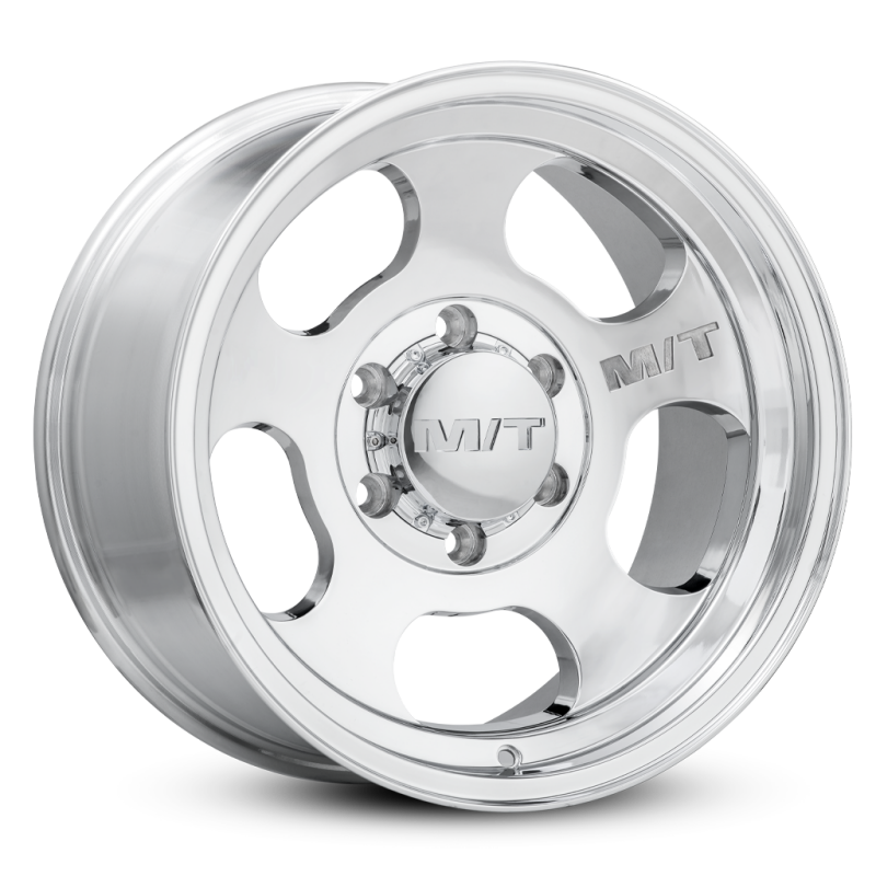 Mickey Thompson Canyon Polished Wheel - 16X8 5X4.5 BP 4.5in BS 0 Offset 78.1mm Bore