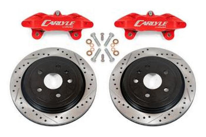 BMR 14-19 Chevrolet Corvette Brake Kit For 15in Conversion Drilled And Slotted Rotors/Red Calipers