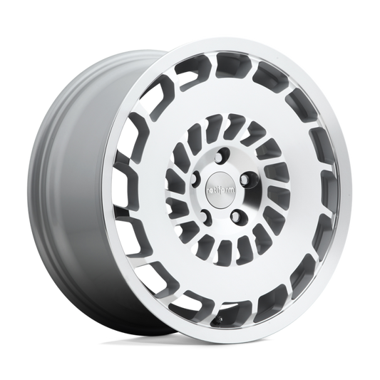 Rotiform R135 CCV Wheel 18x8.5 Blank 35 Offset - Gloss Silver Machined