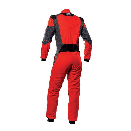 OMP Tecnica Hybrid Overall Fia 8856-2018 Black / Silver Sz 64