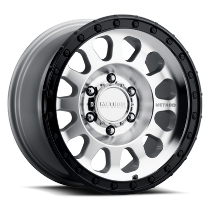 Method MR315 18x9 +18mm Offset 6x5.5 106.25mm CB Machined Wheel - Gloss Black Lip