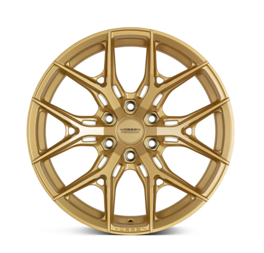 Vossen HF6-4 20x9.5 - 6x135 - ET15 - Deep Face - 87.1 - Satin Gold Wheel