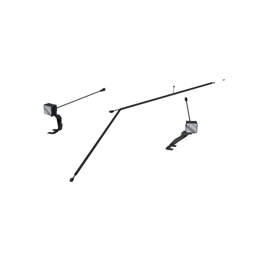 MBRP Ditch Light Kit Amber Flood Beam Ford Ranger Raptor 24-26 Upfitter Switch Models Only