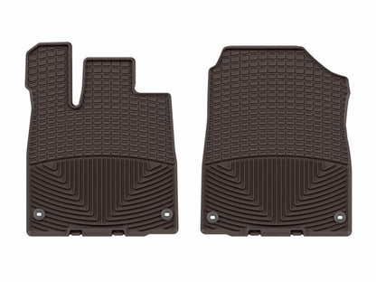 WeatherTech 22-26 Acura MDX 1st Row Front All-Weather Floor Mats - Cocoa