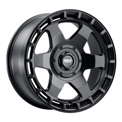 Weld Off-Road Ridge 20x9 - 8x180 BP - ET0 - 124.3mm CB - Satin Black Wheel
