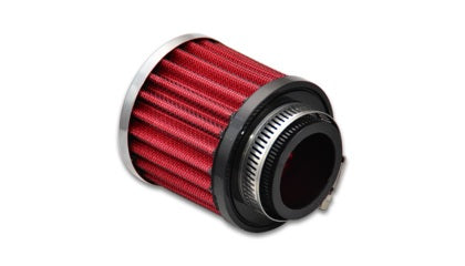 Vibrant - Crankcase Breather Filter w/ Chrome Cap 1.5in 38mm Inlet ID