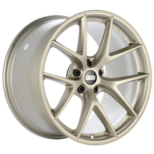 BBS Unlimited CI-R 19x11 ET87.5 (Face 1) Satin White-Gold Wheel