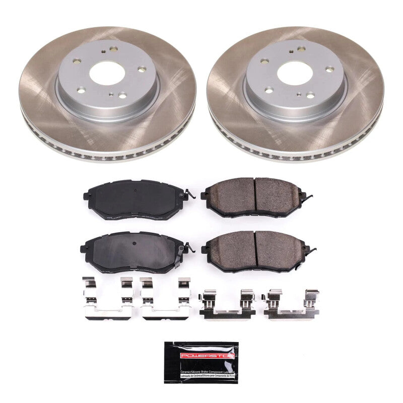 Power Stop 2015 Subaru Legacy Front Semi-Coated Rotor Kit