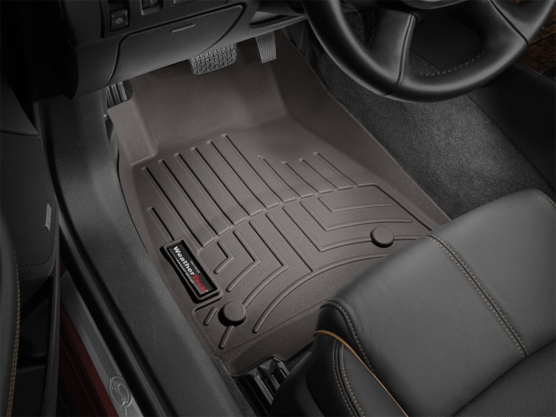 WeatherTech 08-16 Buick Enclave Front FloorLiner - Cocoa (Fits Vehicles w/ Oval Twist Retention)