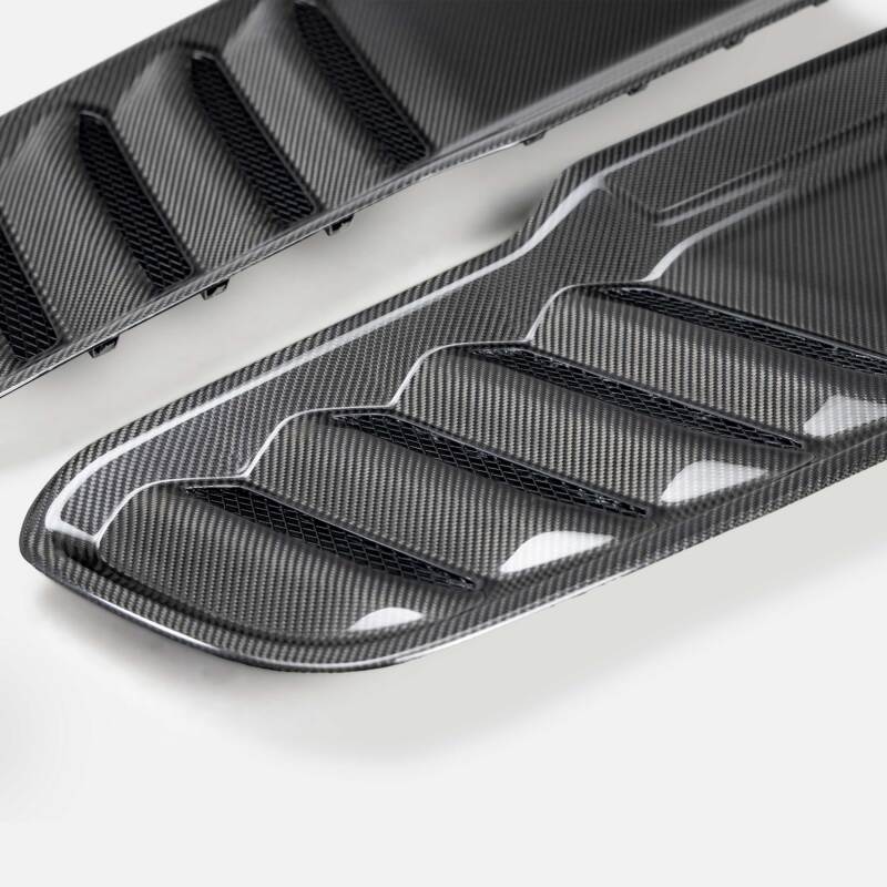 Anderson Composites 2021 Dodge RAM TRX Carbon Fiber Hood Vents - Type OE