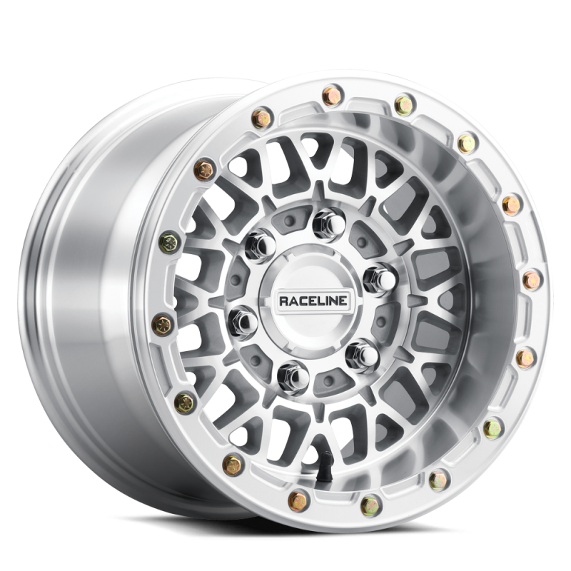 Raceline A15 Omega 15x10in / 6x139.7 BP / 25mm Offset / 78.1mm Bore - Machined