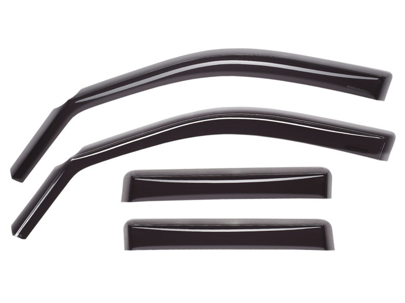 WeatherTech 99-02 Chevrolet Silverado Crew Cab Front and Rear Side Window Deflectors - Dark Smoke