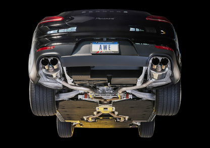 AWE Tuning Panamera 2/4 Touring Edition Exhaust (2011-2013) - w/Chrome Silver Tips