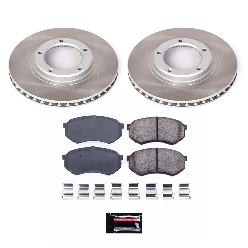 Power Stop 95-04 Toyota Tacoma Front Semi-Coated Rotor Kit