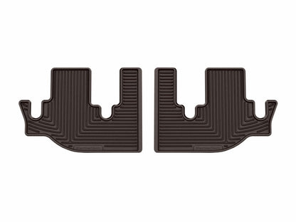 WeatherTech 19-26 Subaru Ascent 2nd Row Rear All-Weather Floor Mats - Cocoa