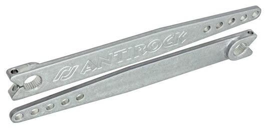 RockJock TJ/LJ Antirock Aluminum Sway Bar Arms 18in Long Machined Front Pair