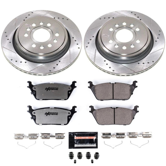 Power Stop 22-23 Jeep Grand Wagoneer Rear Z36 Truck & Tow Brake Kit