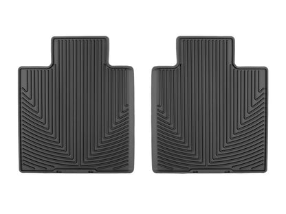 WeatherTech 22-24 Toyota Tundra/Tundra Hybrid Rear Rubber Mats - Black