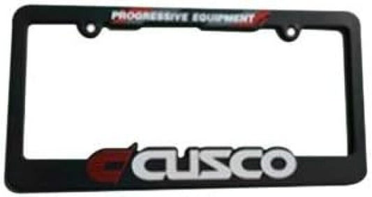 Cusco License Plate Frame Black Usdm Spec Limited