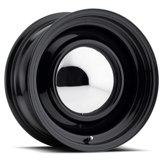 Raceline 61B Black 15X6 5X5/5.5 (3.7In BS) Smoothie Wheel w/Cap