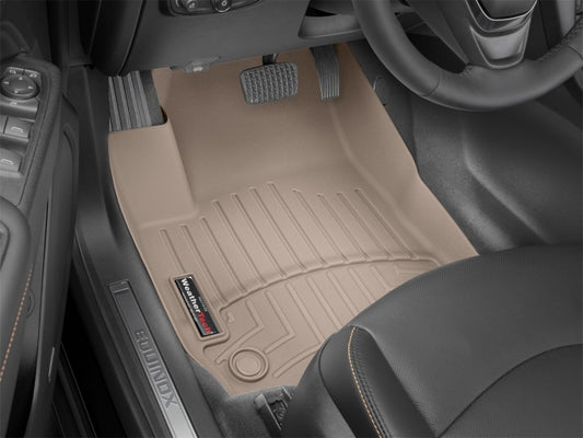 WeatherTech 2017+ Alfa Romeo Giulia AWD Front FloorLiner - Tan