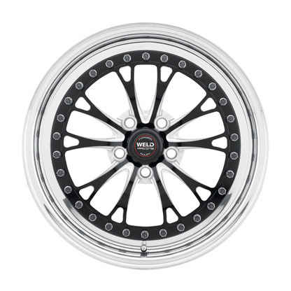 Weld Vitesse 17x5 / 5x4.75 BP / 2.2in. BS Black Wheel - High Pad
