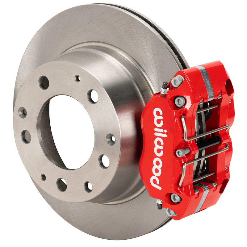 Wilwood kit rear NDPR PORS 911 1984-89 11.42X.95 rotor red W/LINES