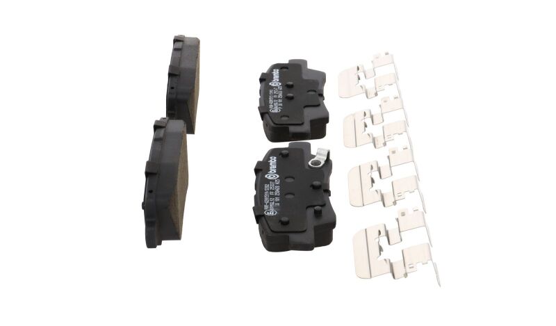 Brembo OE 21-23 Hyundai Kona/19-24 Kona Electric/19-21 Veloster Low-Met Brake Pad - Rear