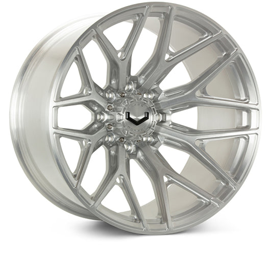 Vossen VFX-03 24x10 - 8x180 - ET+15 - Deep - 124.3 - Brushed Gloss Clear Wheel