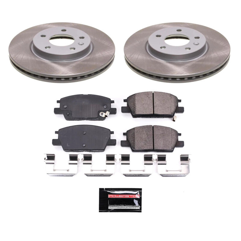 Power Stop 18-21 GMC Terrain Front Semi-Coated Rotor Kit