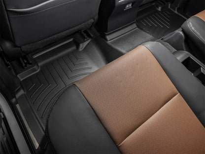 WeatherTech 24-26 Lexus GX (w/o Cool Box) Rear FloorLiner - Black