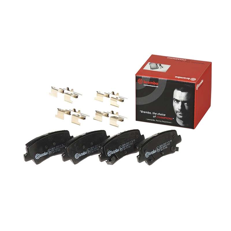 Brembo OE 21-23 Hyundai Kona/19-24 Kona Electric/19-21 Veloster Low-Met Brake Pad - Rear