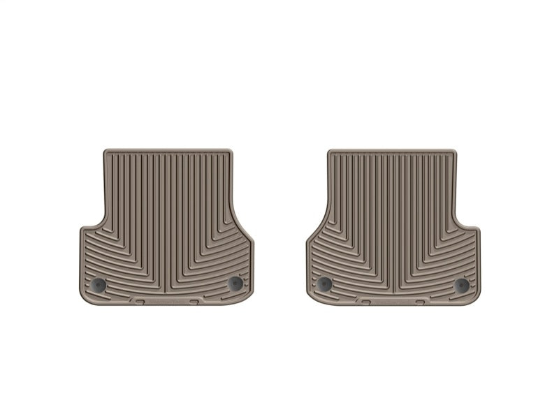 WeatherTech 12+ Audi A6/S6 Rear Rubber Mats - Tan