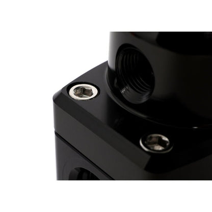 BLOX Racing 2-Port Design Black/Black Adjustable Fuel Pressure Regulator