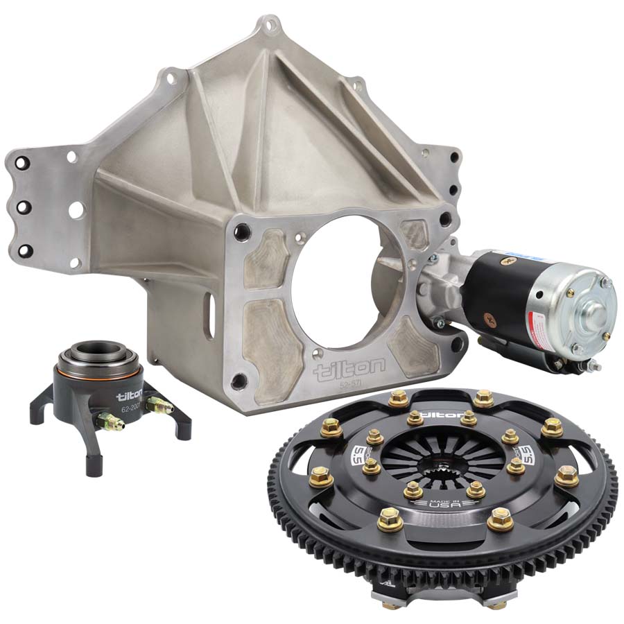 Tilton Racing - 99T Magnesium Bellhousing Kits Chevy Early with Sports 5.5 Ultra 2-Disc Clutch