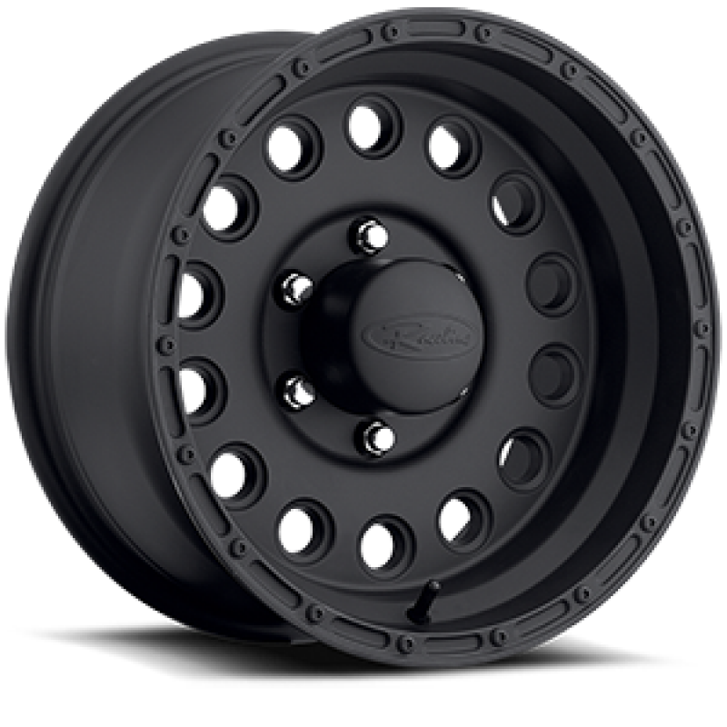 Raceline 887B Rock Crusher 16x8in / 6x139.7 BP / -20mm Offset / 107.95mm Bore - Satin Black Wheel