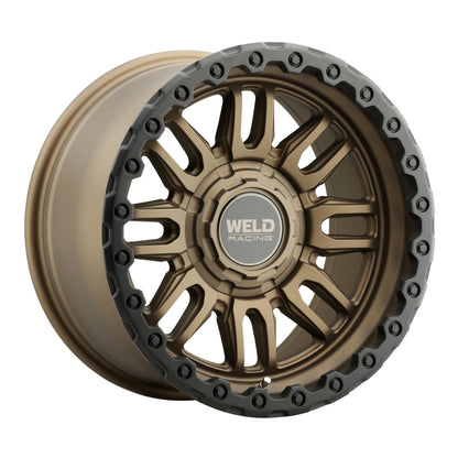 Weld Off-Road Swift 17x9in - 8x165.1 BP - ET-12 - 125.1mm CB - Satin Bronze Wheel & Black Ring