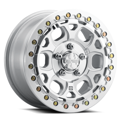 Method MR416 Beadlock 15x7 / 5x4.5 / 55mm Offset / 68.00mm Bore - Machined Clear Coat Wheel