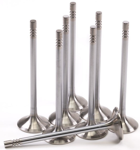 GSC P-D Ford Mustang 5.0L Coyote Gen 3 33mm Head (+1mm) Chrome Polished Exhaust Valve - Set of 8