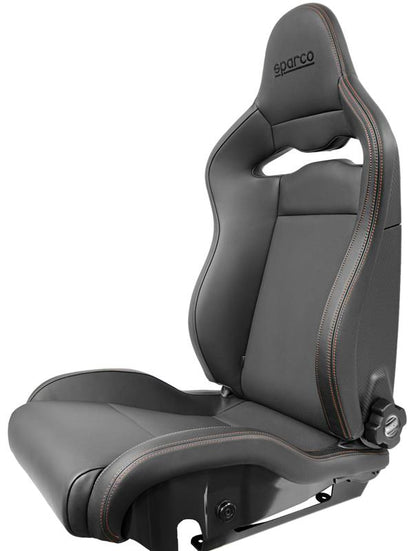 Sparco Seat SPX Leather/Alcantara Black - Left