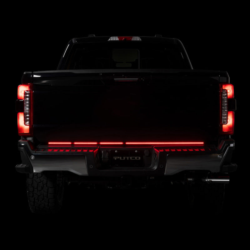 Putco 23-24 Ford SuperDuty F-250/F-350/F-450 60In Freedom Tailgate Bars w/ LED Taillamps Blade