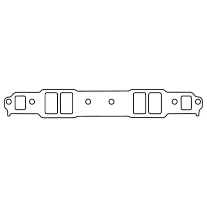 Cometic Chevy Gen1 Small Block V8 .188in Fiber Intake Mani Gskt Set-1.240in x 2.100in Rectangle Port