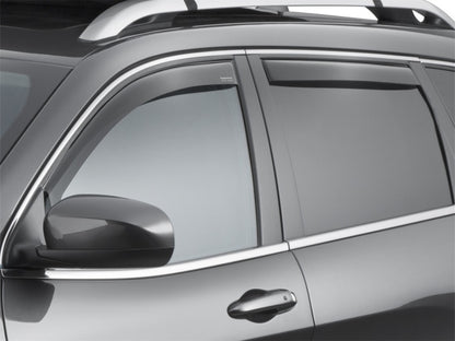 WeatherTech 14+ Jeep Cherokee Front and Rear Side Window Deflectors - Dark Smoke