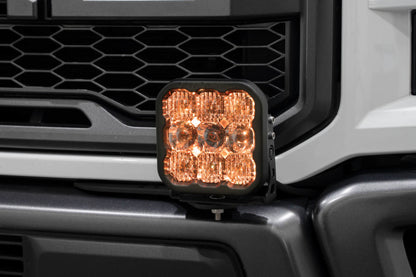 Diode Dynamics 17-20 Ford Raptor SS5 Bumper LED Pod Light Kit - Sport Yellow Combo