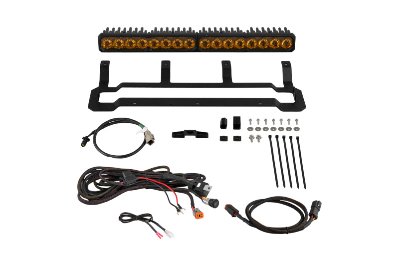 Diode Dynamics 4Runner 2025 TRD Pro Grille SS20 Pro Yellow Combo