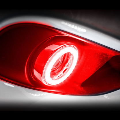 Oracle 07-14 Dodge Avenger Surface Mount LED Fog Light Halo Kit - Red