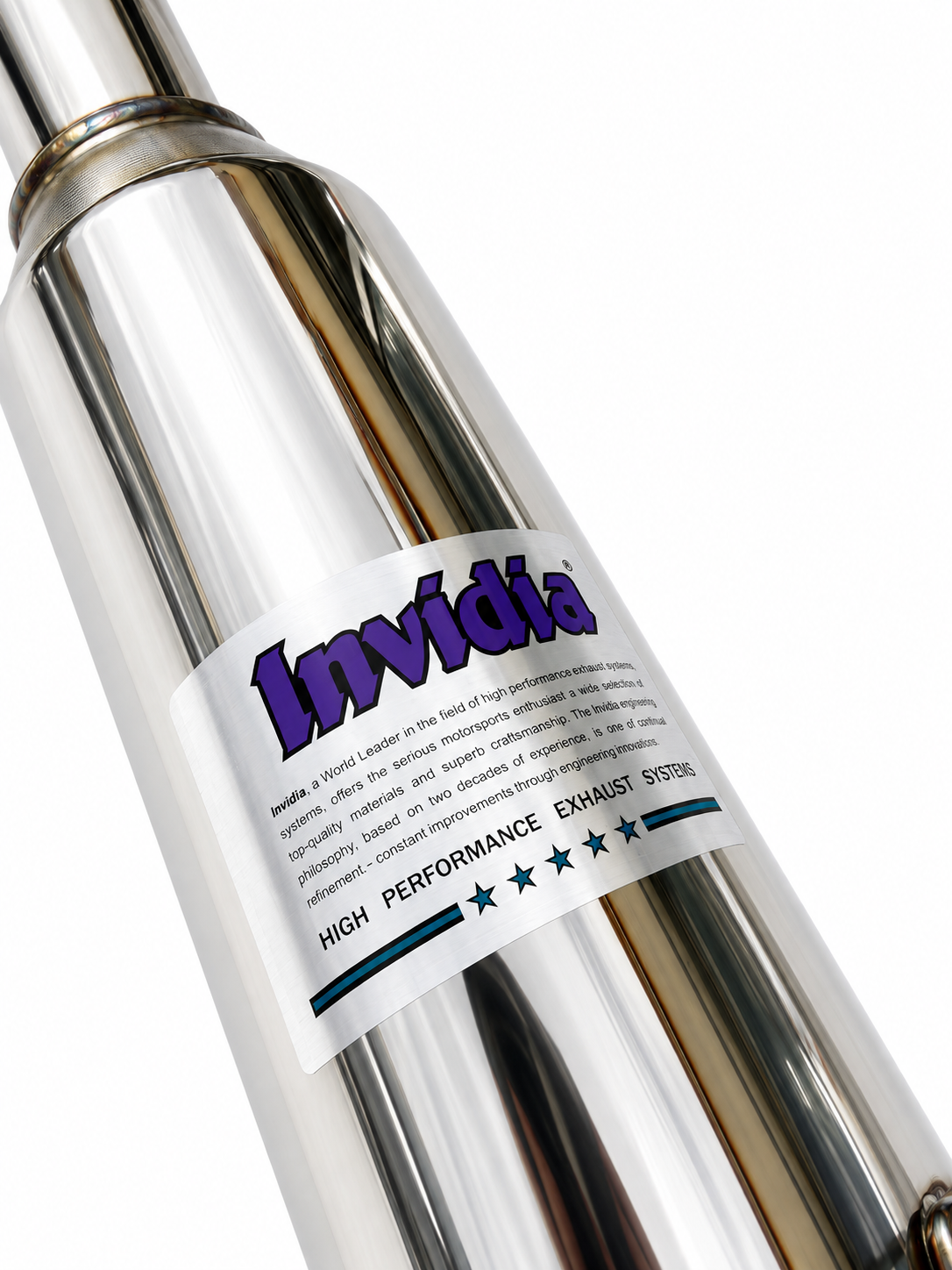 Invidia 06+ Civic Si 2dr ONLY Q300 Rolled Stainless Steel Tip Exhaust