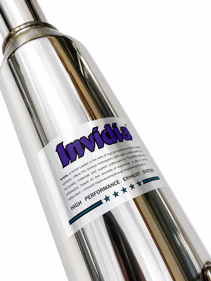 Invidia 06+ Civic Si 2dr ONLY Q300 Rolled Stainless Steel Tip Exhaust